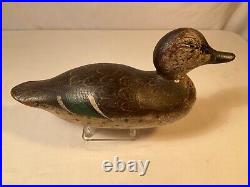 Vintage Mason Standard GE Green-Winged Teal Hen Duck Decoy Touch Up Paul Fortin