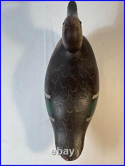 Vintage Mason Standard GE Green-Winged Teal Hen Duck Decoy Touch Up Paul Fortin