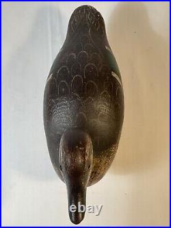 Vintage Mason Standard GE Green-Winged Teal Hen Duck Decoy Touch Up Paul Fortin