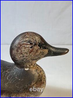 Vintage Mason Standard GE Green-Winged Teal Hen Duck Decoy Touch Up Paul Fortin