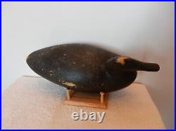 Vintage New Jersey Black Duck Wood Decoy