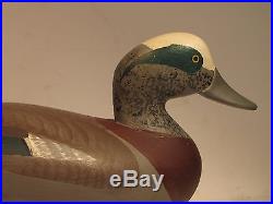 Vintage PAIR Widgeon Duck Decoys by Madison Mitchell S&D 1968 O. P