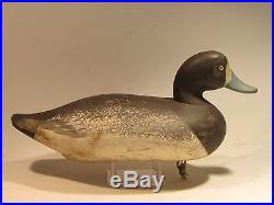 Vintage PAIR of Blue Bill Decoys by Charlie Bryan Signed ca. 1960's
