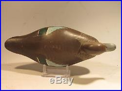 Vintage PAIR of Blue Wing Teal Duck Decoys by Jobes / Mitchell S&D 1955 Branded
