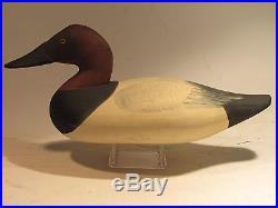 Vintage PAIR of Canvasback Duck Decoys by Paul Gibson S&D 1982