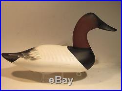 Vintage PAIR of High Head Canvasback Duck Decoys by Charlie Joiner S&D 2001