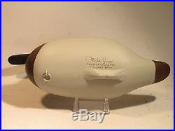 Vintage PAIR of High Head Canvasback Duck Decoys by Charlie Joiner S&D 2001