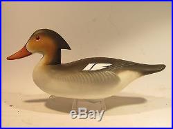 Vintage PAIR of Red Breasted Merganser Duck Decoys by Charlie Joiner S&D 2002