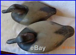 Vintage Pair Original Paint Wildfowler Canvasback Duck Decoys