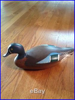 Vintage R. Madison Mitchell Blue Wing Teal Decorative Decoy Ducks signed