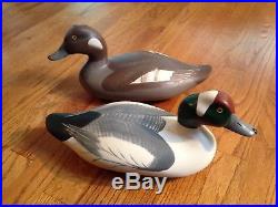 Vintage R. Madison Mitchell Bufflehead Decorative Decoy Ducks