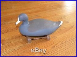Vintage R. Madison Mitchell Coot Working Decoy Duck Signed 1979