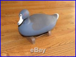 Vintage R. Madison Mitchell Coot Working Decoy Duck Signed 1979