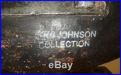 Vintage Rare 1920s Ira Hudson Football Black Duck Decoy Chincoteague Island VA