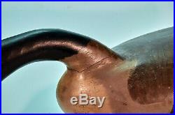 Vintage Rare Signed R Madison Mitchell Swimming Canada Goose Decoy 1958