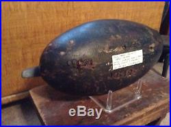 Vintage Rare Very Early Mason Challenge Redhead Duck Decoy ca 1890s OP Branded