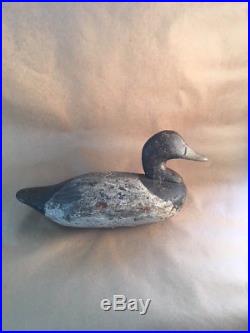 Vintage & Rare ca1900 James T. Holly Blueb Duck Decoy Havre de Grace MD PA VA NJ