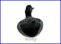 Vintage Ronald C. Laber RCL Carved Duck Decoy 1995 10.25