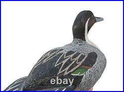 Vintage Ronald C. Laber RCL Carved Duck Decoy 1995 10.25