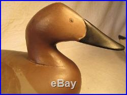 Vintage S&d Pair Canvasback Duck Decoys By R. Madison Mitchell