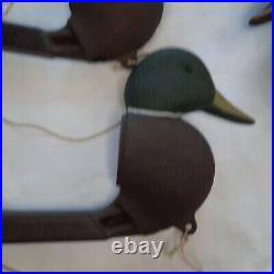 Vintage Set of 6 Hunters Liter Duck Decoys By Hunter's Specialty 3 Male 3 Female