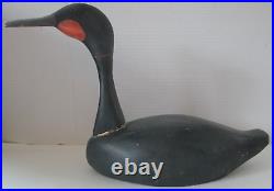 Vintage Signed Ross Stevens Duck Decoy Wooden Bird C12