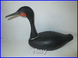 Vintage Signed Ross Stevens Duck Decoy Wooden Bird C12