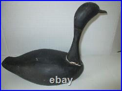 Vintage Signed Ross Stevens Duck Decoy Wooden Bird C12