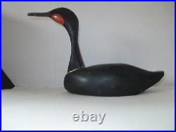 Vintage Signed Ross Stevens Duck Decoy Wooden Bird C12