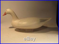 Vintage Snow Goose Duck Decoy by Madison Mitchell S&D 1977 O. P