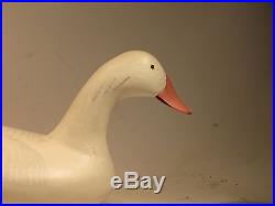 Vintage Snow Goose Duck Decoy by Madison Mitchell S&D 1977 O. P