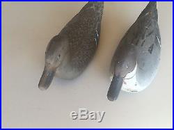 Vintage Used Hand Carved & Painted Wooden Duck Decoy Nice Early Piece
