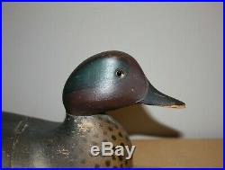 Vintage Wildfowler Green Wing Teal Duck Decoy Jewelry / Cigarette Box