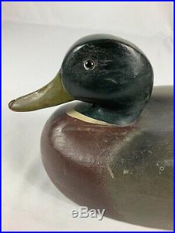 Vintage Wildfowler Mallard Drake Duck Decoy Saybrook