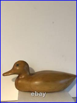Vintage Willow Wood Decoy Don Chambers Waterville MN