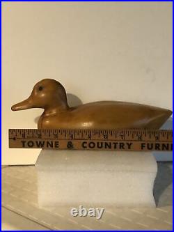 Vintage Willow Wood Decoy Don Chambers Waterville MN