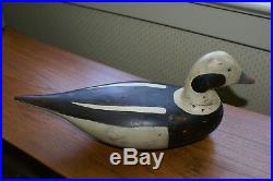 Vintage Wooden Duck Decoy SIGNED SEABROOK