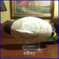 Vintage antique old wooden working Eastern Shore MD Canvasback duck decoy