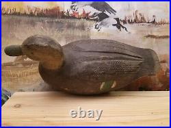 Vintage blackduck Duck Decoy by Paul Emile LaCombe Louisville Quebec