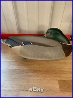 Vintage duck decoy Phil babe drake mallard sleeper