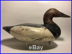 Vintage old Robert McGaw, Upper Bay, canvasback duck decoy
