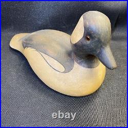 Vintage wooden decoy Duck # 1/90? Hearthstone Woodcrafts? Auto Nelson Anderson