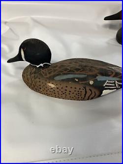 Vtg Duck Decoy Wooden Duck Herter's Inc Blue Wing Teal. Excellent. Fast Shipping