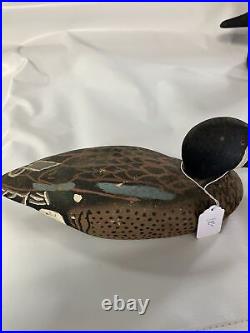 Vtg Duck Decoy Wooden Duck Herter's Inc Blue Wing Teal. Excellent. Fast Shipping