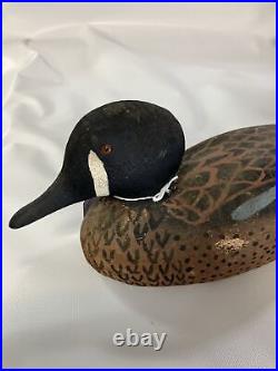 Vtg Duck Decoy Wooden Duck Herter's Inc Blue Wing Teal. Excellent. Fast Shipping