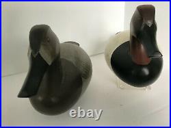 Waterfowl Decoy Canvasback Pair by Capt. Roger Urie