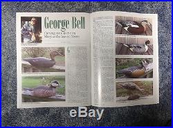 Widgeon wooden duck decoy pair by Zack Ward and George Bell
