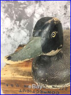 William Hart Hollow Drake Bluebill Duck Decoy Prince Edward County Ontario