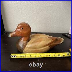 Wooden Decoy Duck Made In Taiwan