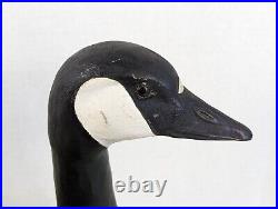 Wooden Hand Carved Canadian Goose Decoy Hand Painted D. Timmerman Minnesota 19